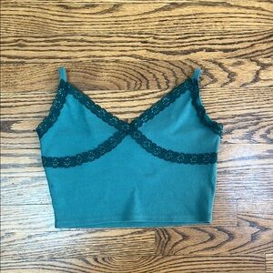 RSQ Teal Lace Accent Top
